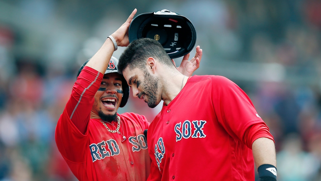 Mookie Betts et J.D. Martinez