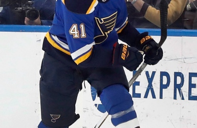 Une bagarre à l'entraînement chez les Blues Une bagarre à l'entraînement chez les Blues