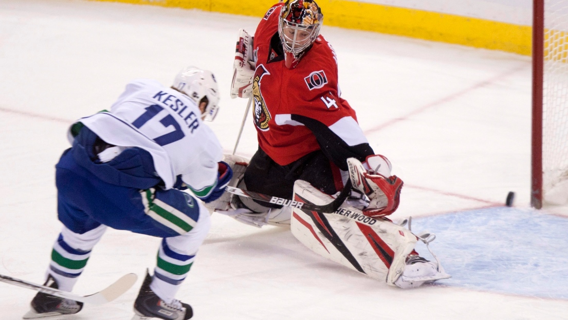 Ryan Kesler et Craig Anderson