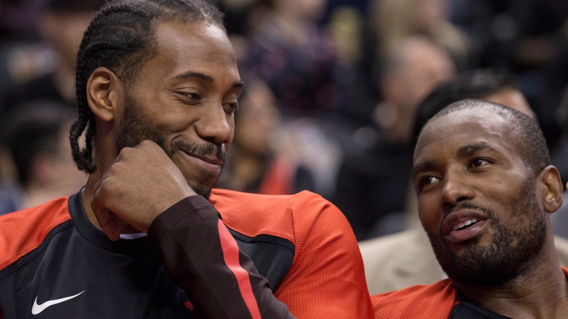 Kawhi Leonard et Serge Ibaka 