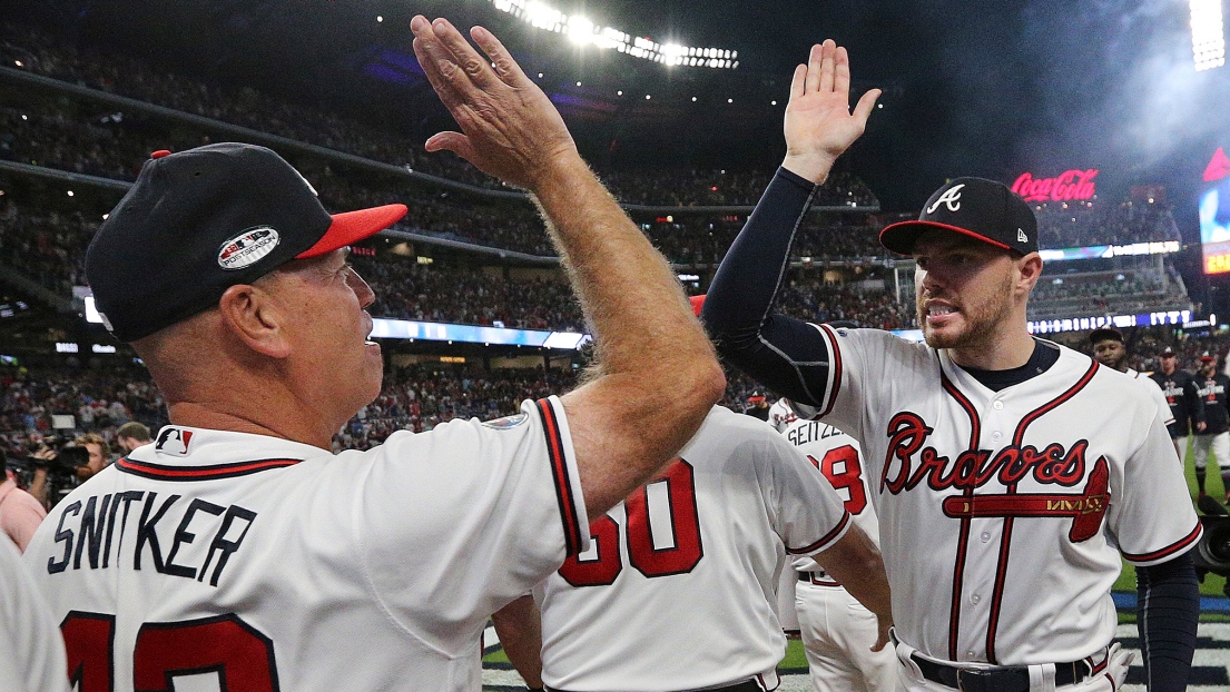 Brian Snitker et Freddie Freeman