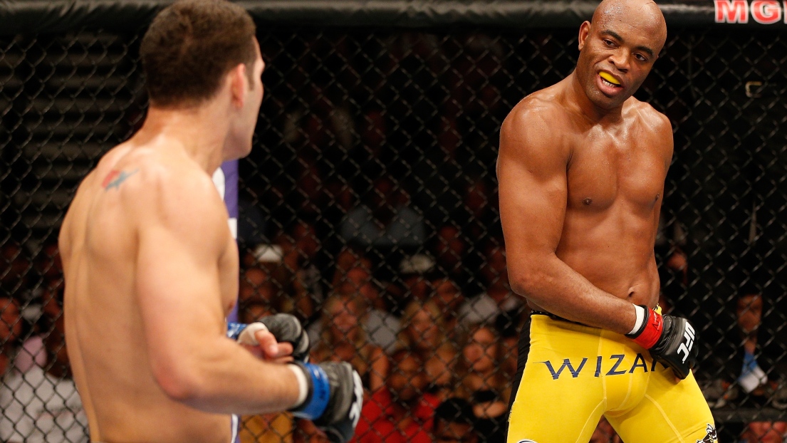 Anderson Silva et Chris Weidman