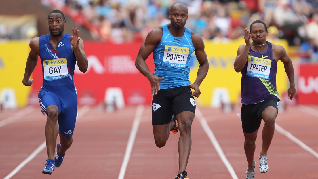 Tyson Gay et Asafa Powell