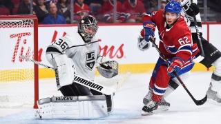 Jack Campbell et Artturi Lehkonen Jack Campbell et Artturi Lehkonen