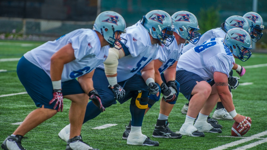 La ligne à l'attaque des Alouettes