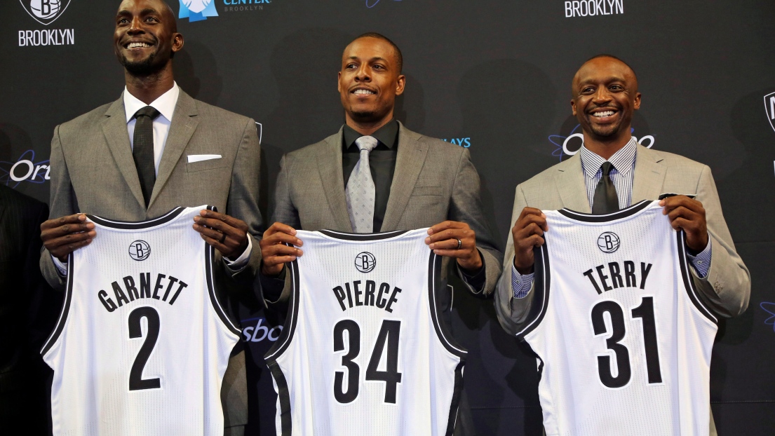 Kevin Garnett, Paul Pierce et Jason Terry