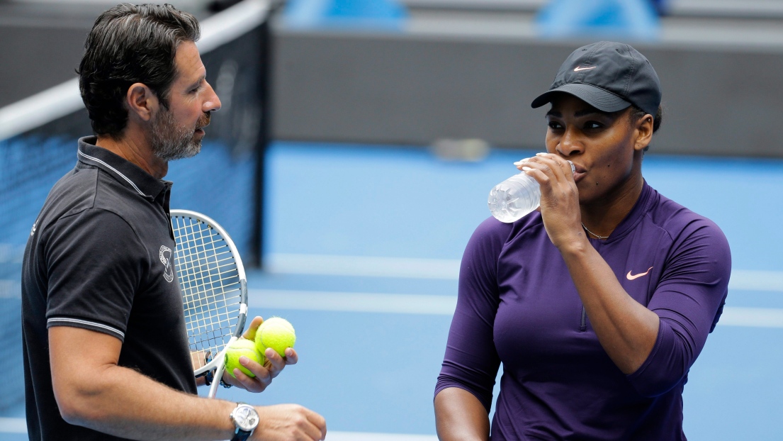 Patrick Mouratoglou et Serena Williams