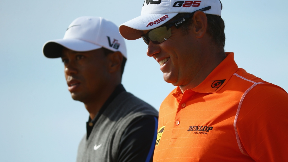 Lee Westwood et Tiger Woods