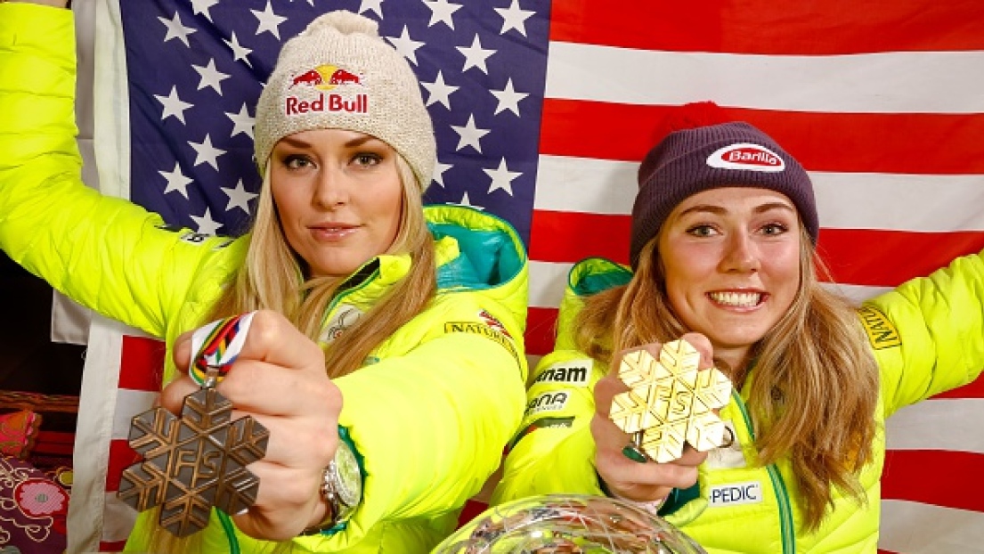 Lindsey Vonn et Mikaela Shiffrin