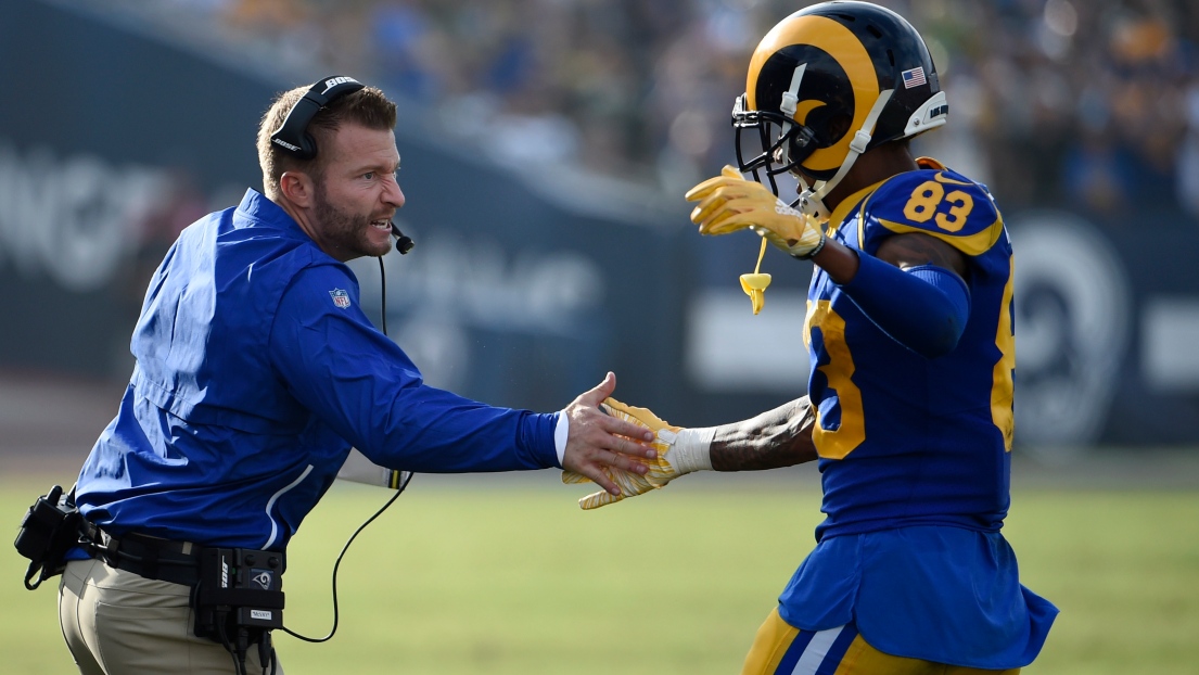 Sean McVay et Josh Reynolds