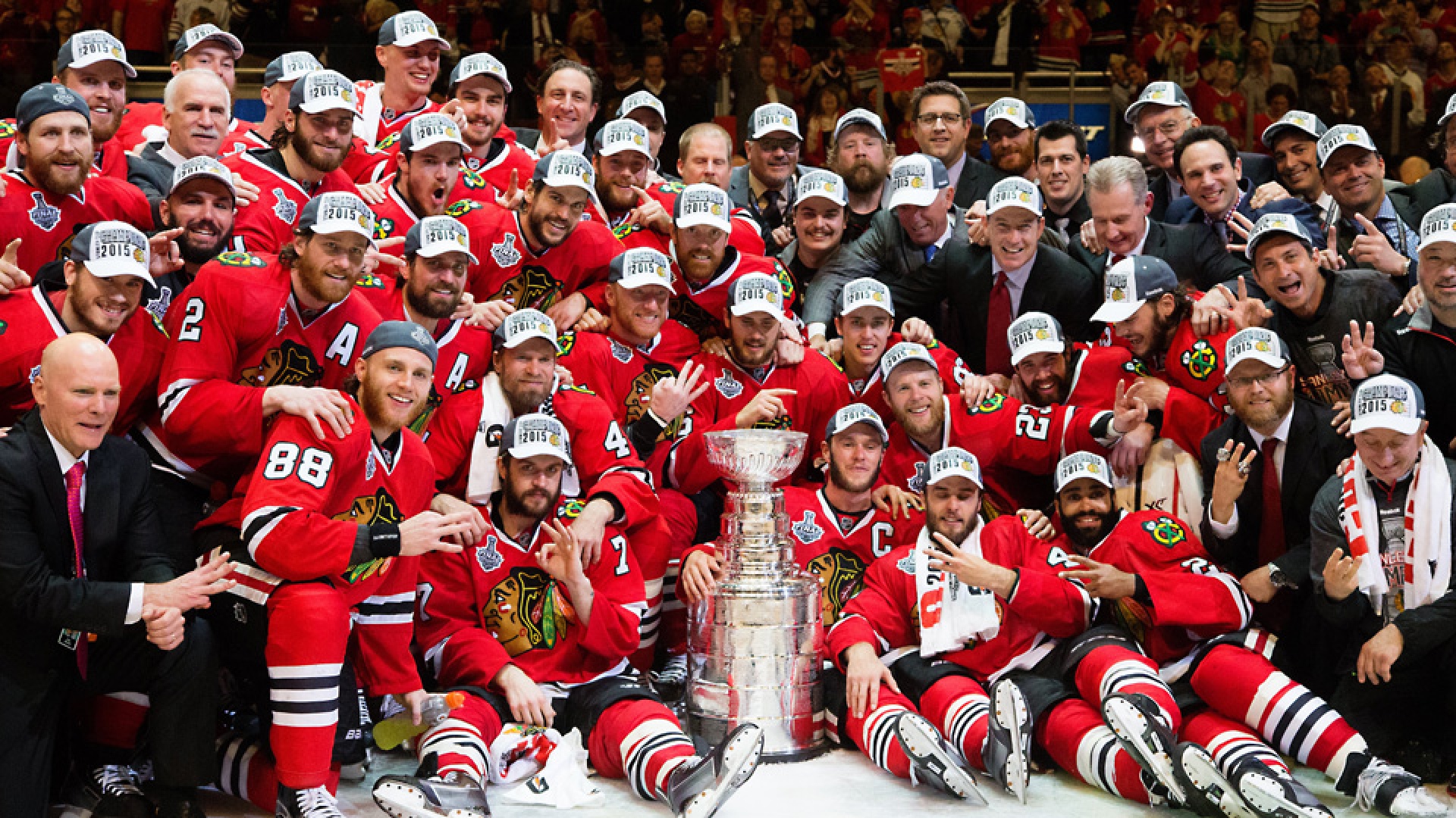 Les Blackhawks de Chicago remportaient la Coupe Stanley au printemps 2015