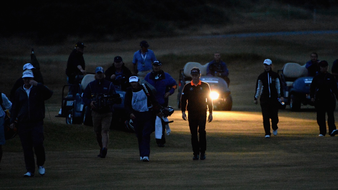 Mark Wiebe et Bernhard Langer