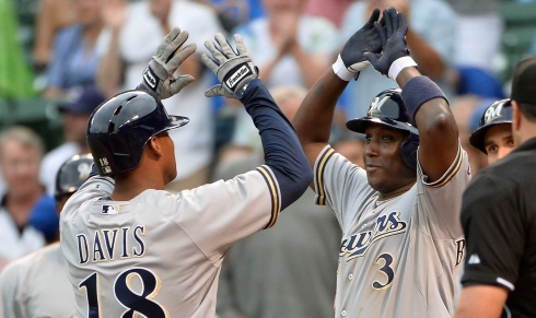 Khris Davis et Yuniesky Betancourt