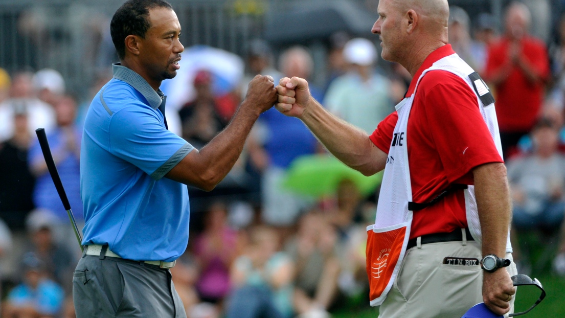 Tiger Woods et son cadet, Joe LaCava