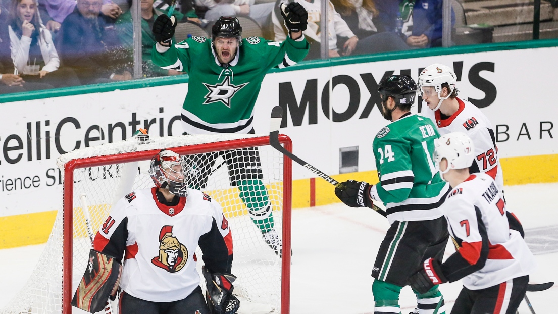 Alexander Radulov et Jamie Benn