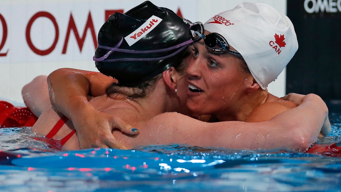 Missy Franklin et Hilary Caldwell