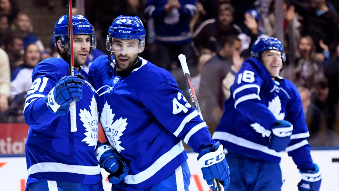 John Tavares, Nazem Kadri et Mitch Marner