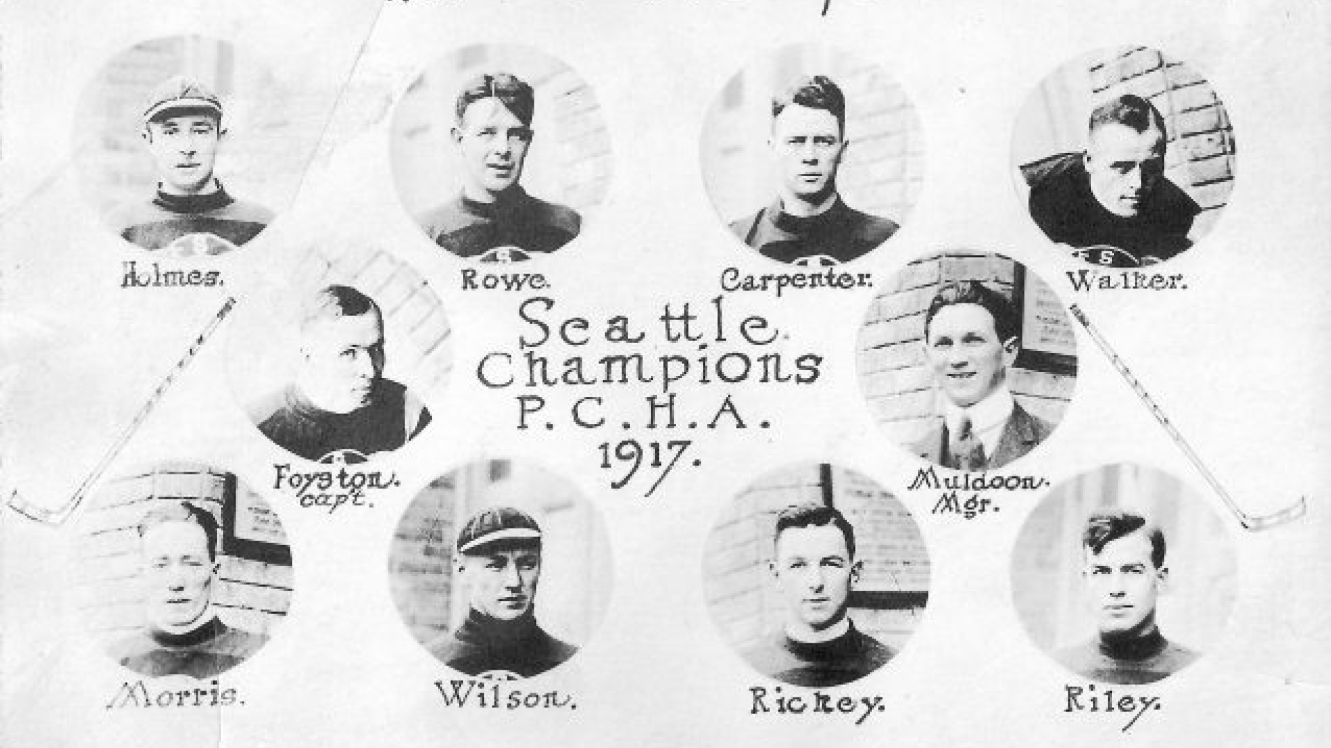Les Metropolitans de Seattle, les premiers champions de la Coupe Stanley en provenance des États-Unis