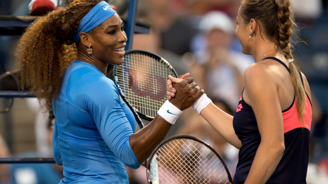 Serena Williams et Magdalena Rybarikova