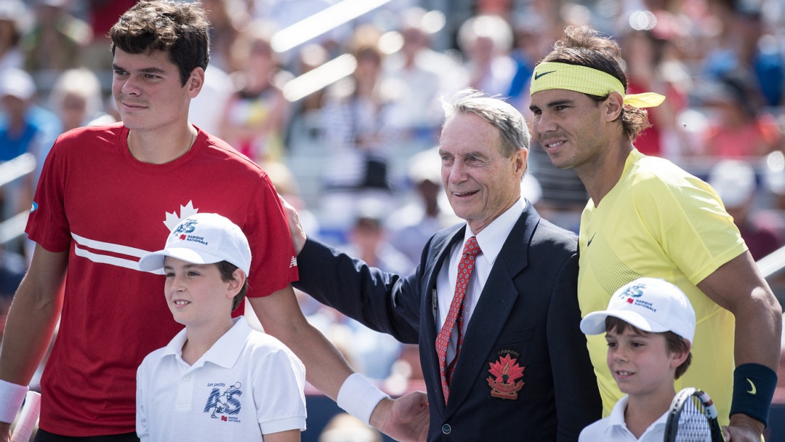 Milos Raonic et Rafael Nadal