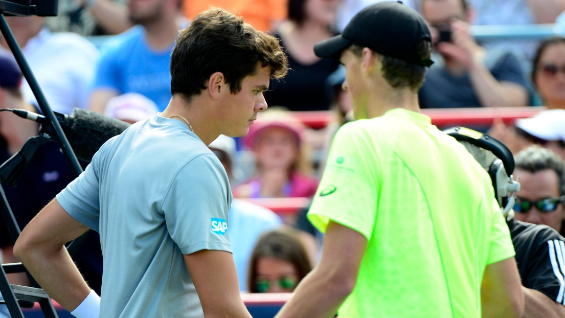 Milos Raonic et Vasek Pospisil