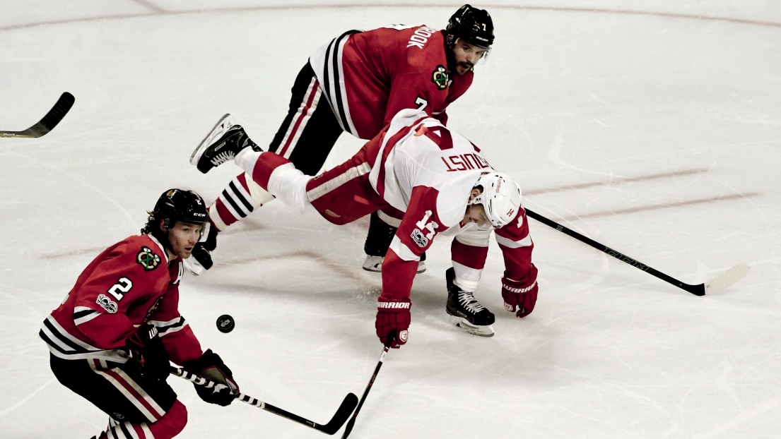 Duncan Keith et Brent Seabrook