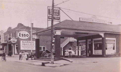 Sainte-Anne-De-La-Pocatiere-Annees-40-Garage-Maille