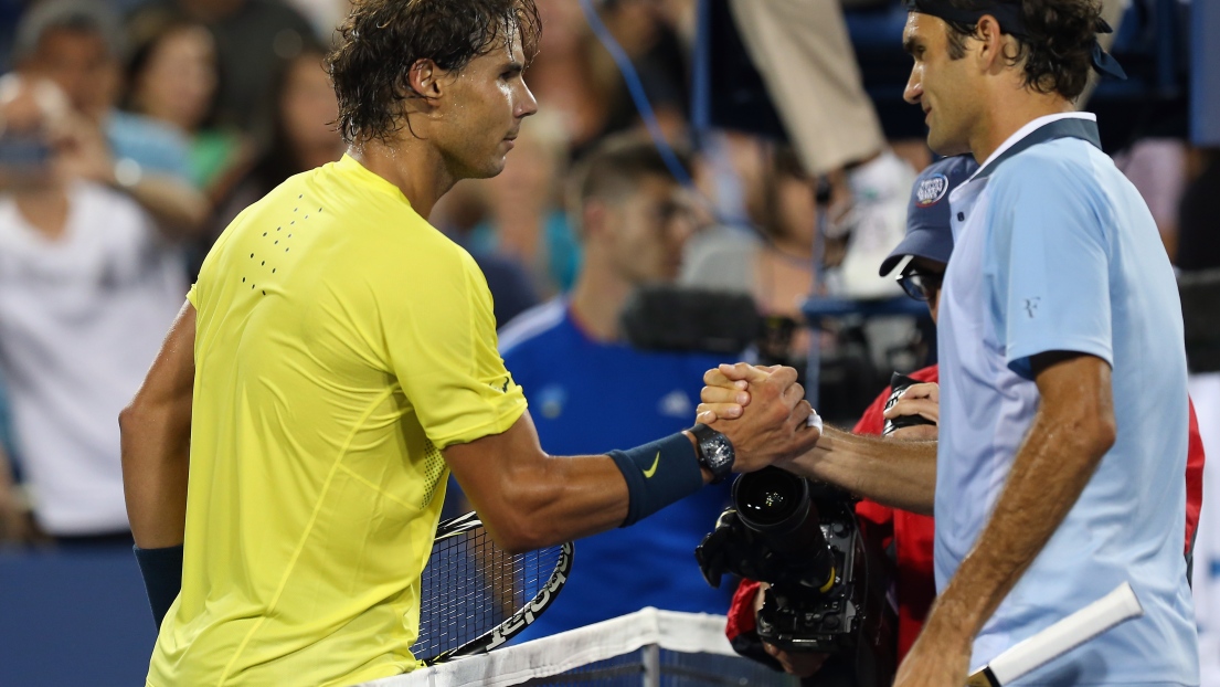 Rafael Nadal et Roger Federer