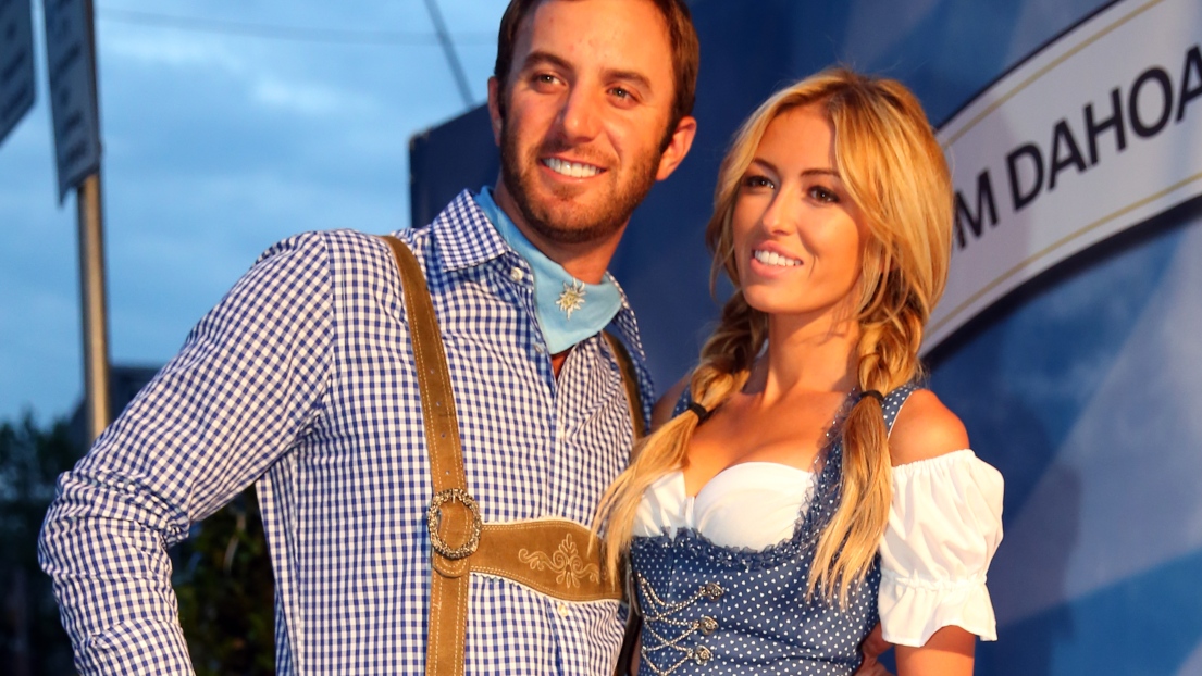 Dustin Johnson et Paulina Gretzky