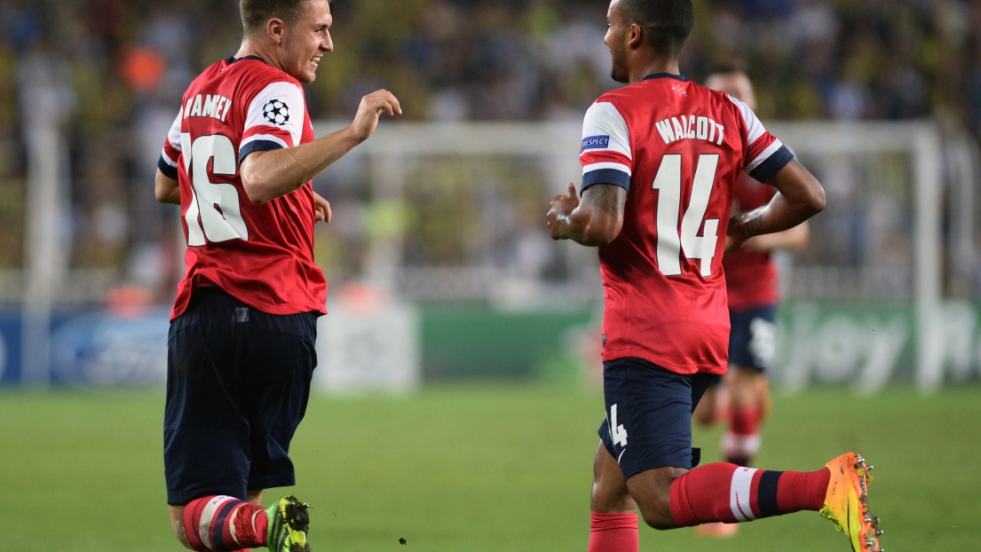 Aaron Ramsey et Theo Walcott