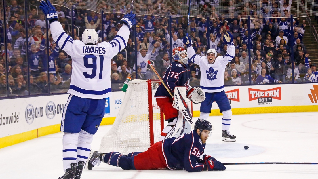 John Tavares et Andreas Johnsson