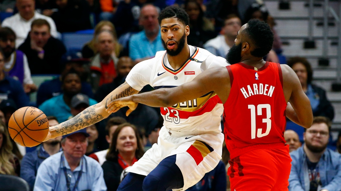 Anthony Davis et James Harden