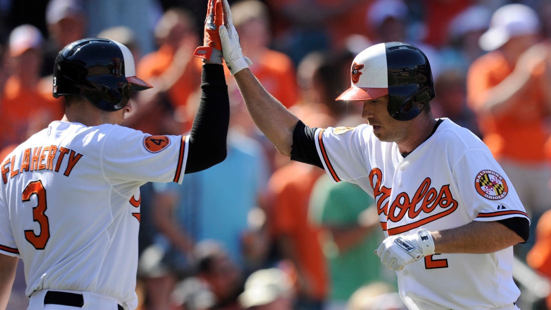 J.J. Hardy et Ryan Flaherty