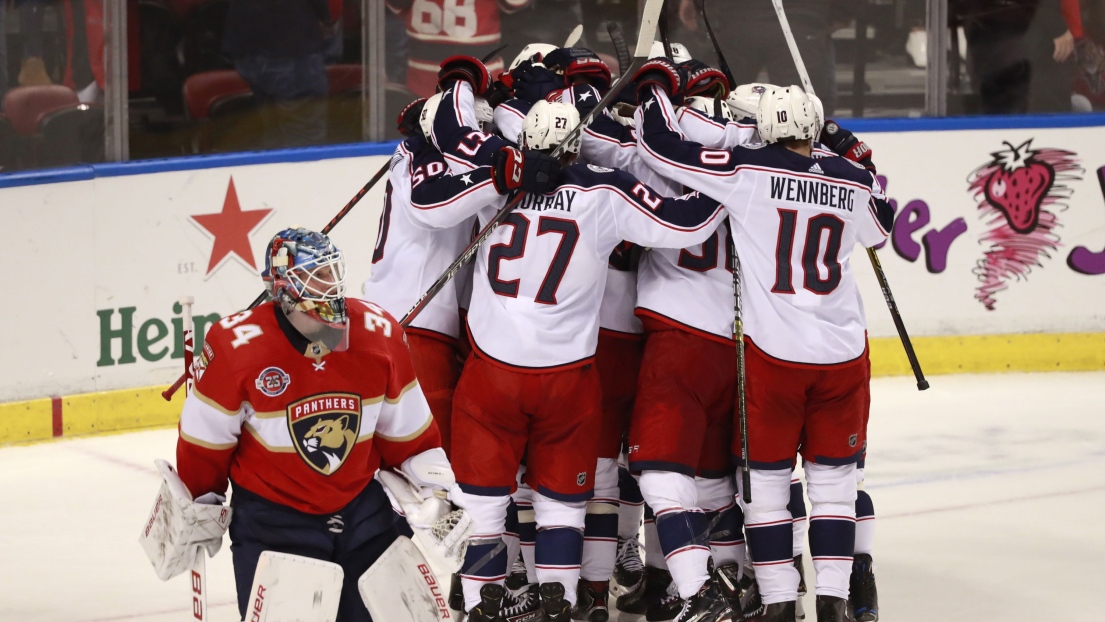 Célébrations des Blue Jackets