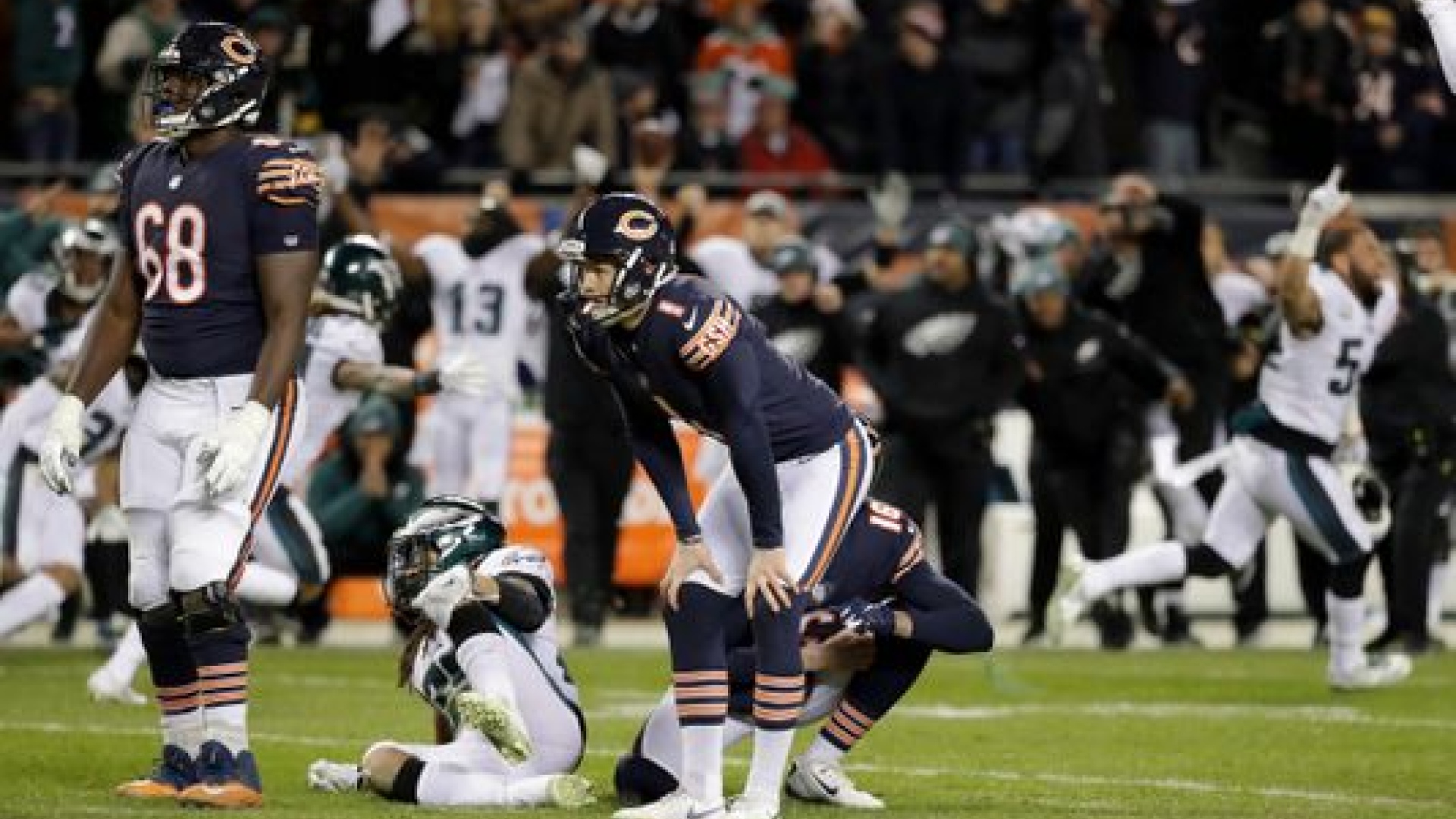 Cody Parkey a manqué un placement qui aurait donné la victoire aux Bears