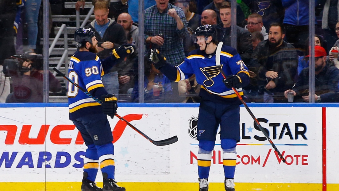 Ryan O'Reilly et Oskar Sundqvist
