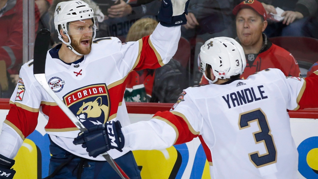 Jonathan Huberdeau et Keith Yandle