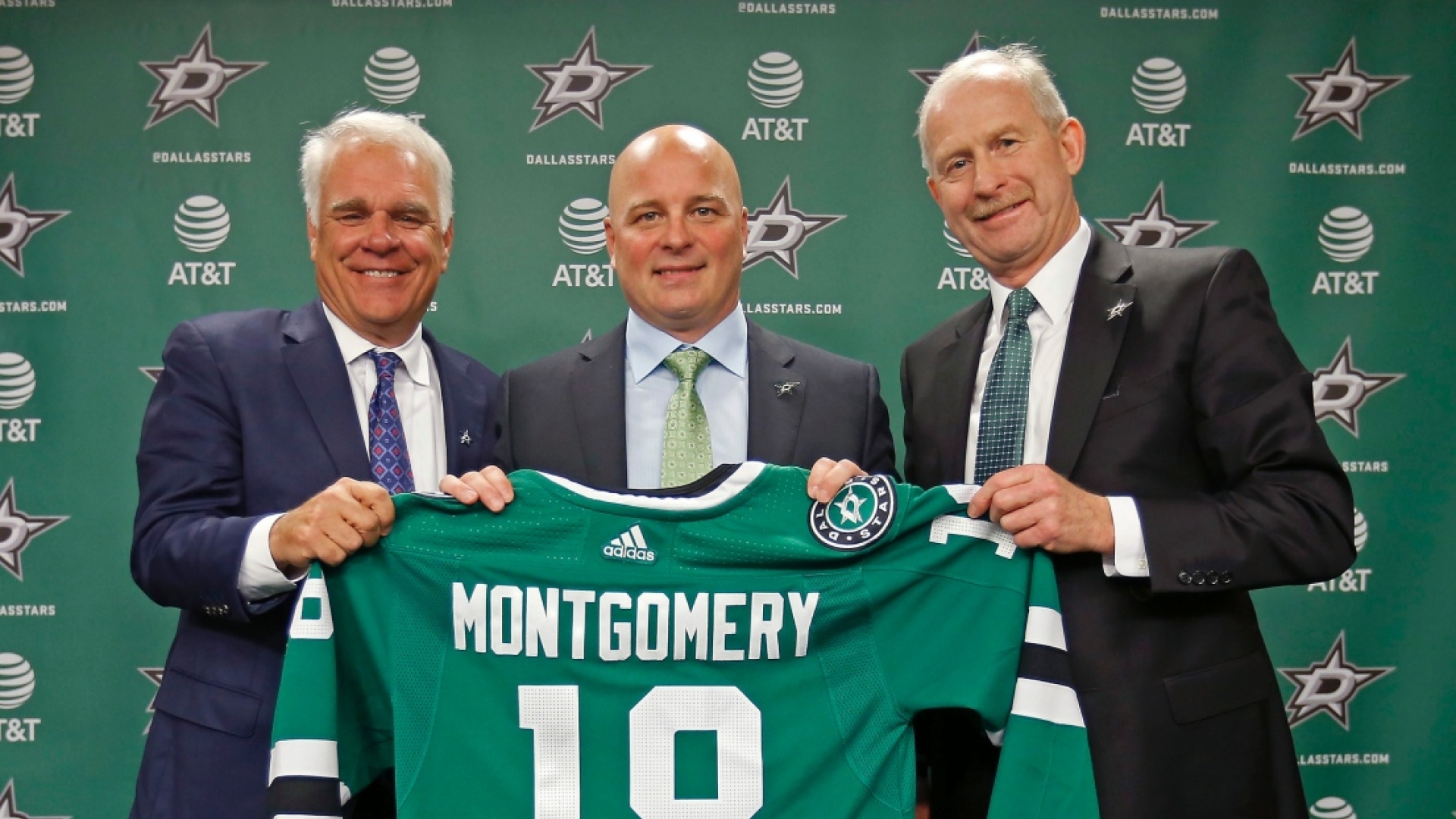 De gauche à droite : Jim Littes, Jim Montgomery et Jim Nill