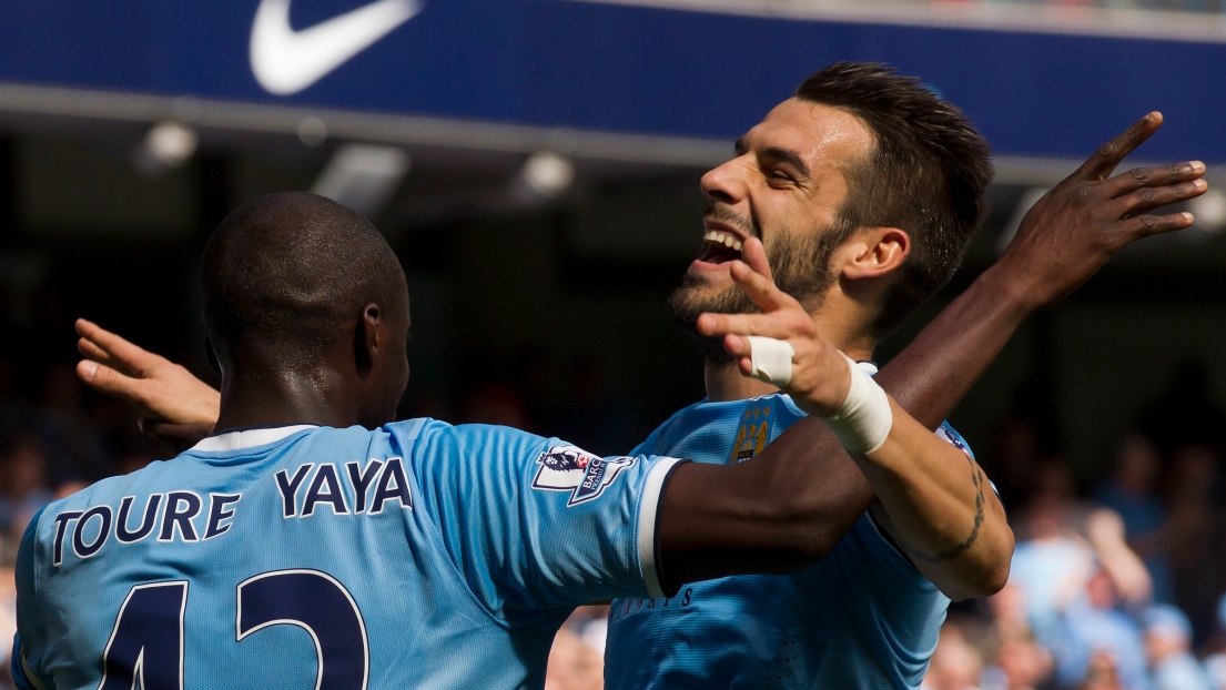 Yaya Toure et Alvaro Negredo