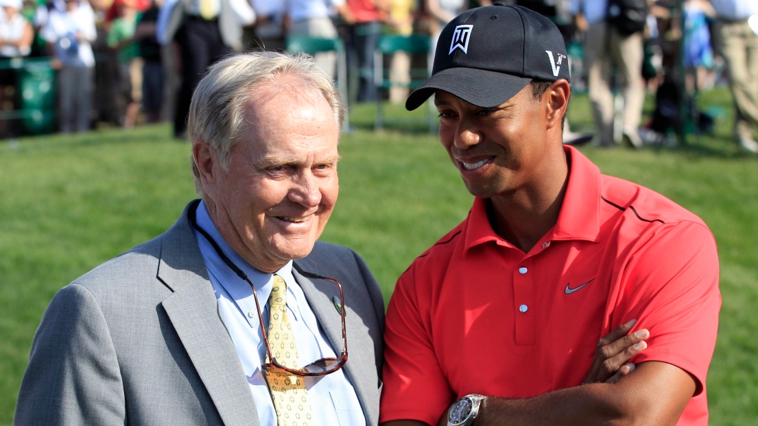 Jack Nicklaus et Tiger Woods.