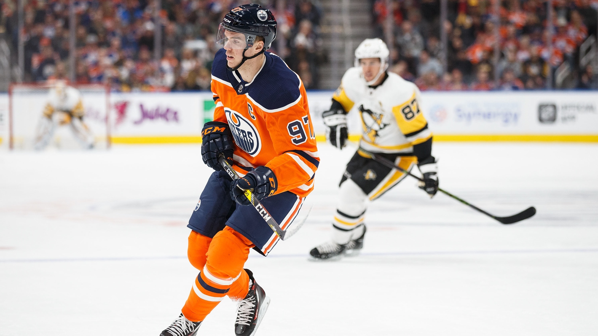 Connor McDavid et Sidney Crosby