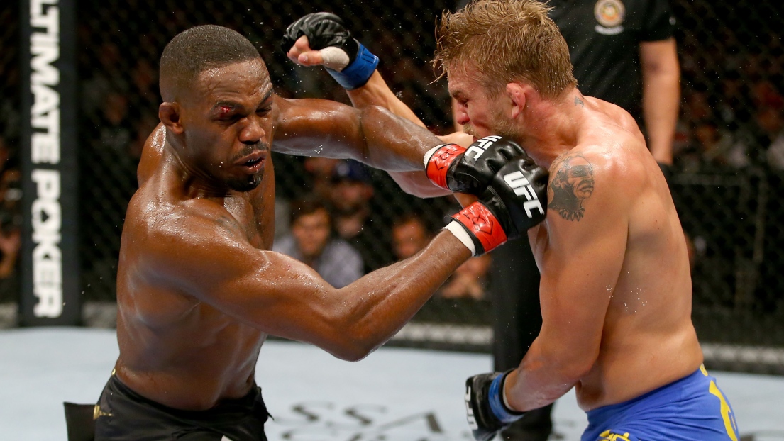 Jon Jones et Alex Gustafsson