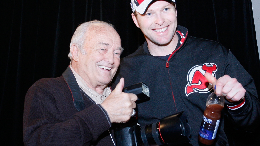 Denis Brodeur et son fils Martin