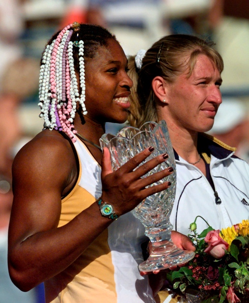 Steffi Graf et Serena Williams en 1999