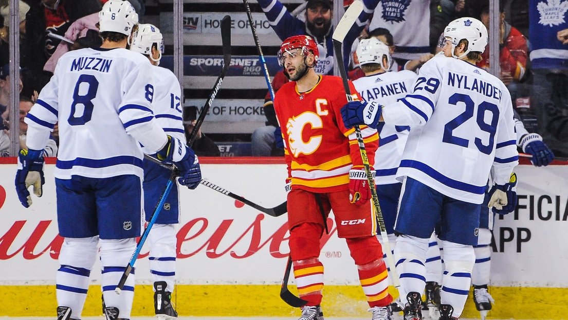 Les Maple Leafs célèbrent