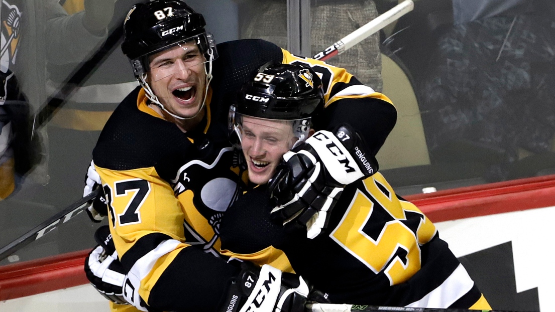 Sidney Crosby et Jake Guentzel