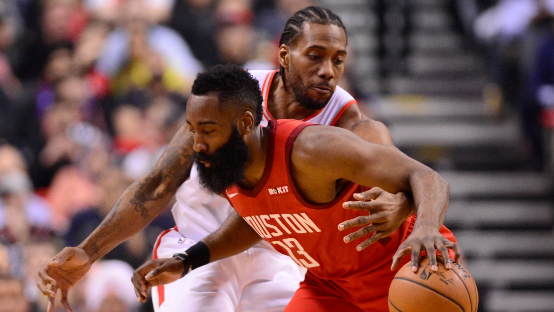 Kawhi Leonard et James Harden