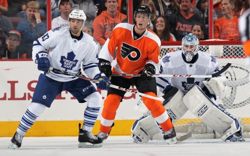 Vincent Lecavalier et Jonathan Bernier