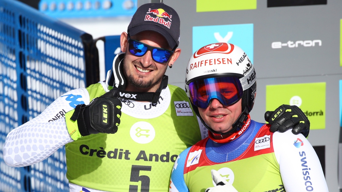 Dominik Paris et Beat Feuz