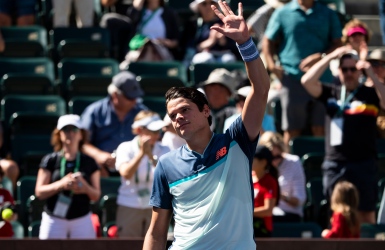 Raonic retourne dans le carré d'as à Indian Wells